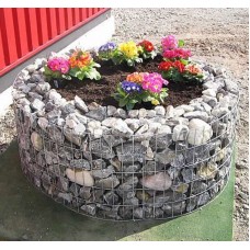 Габион ландшафтный клумба болтовой оцинкованный (Ц) 1х0,5х0,5х4х50х100 мм ГОСТ Р 58120-2018